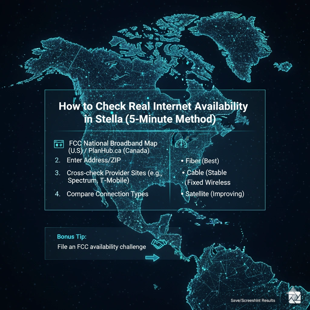 Real Internet Availability in Stella