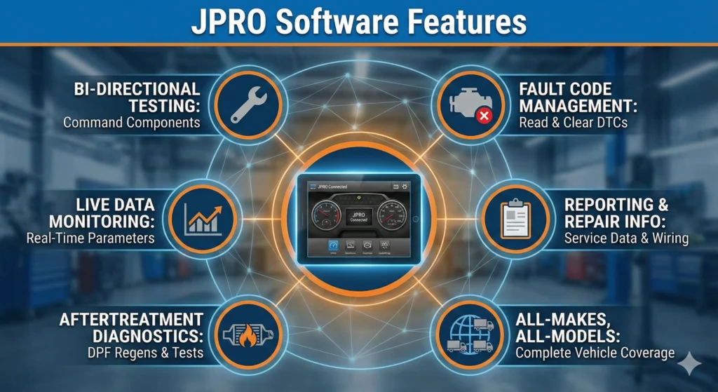 JPRO Software Features