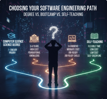 Degree vs Bootcamp or Self-Taught