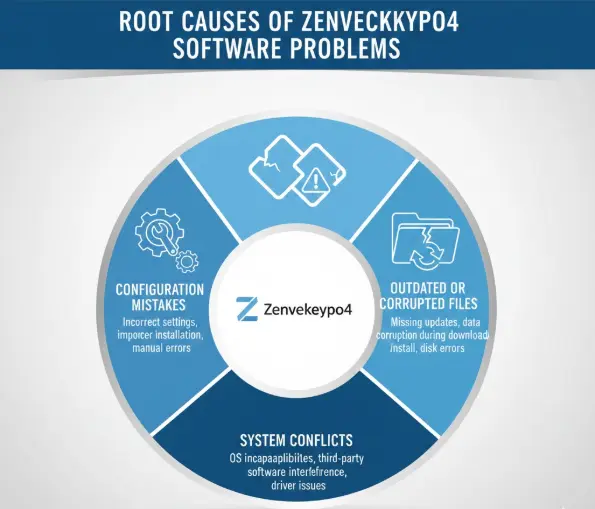 Root Causes of Zenvekeypo4 Software Problems